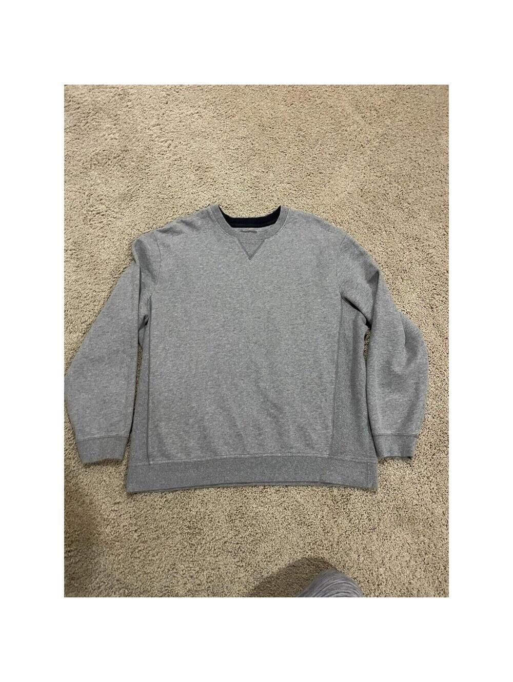 Bevel Sweatshirt Crewneck Gray L Large Men’s Pullover